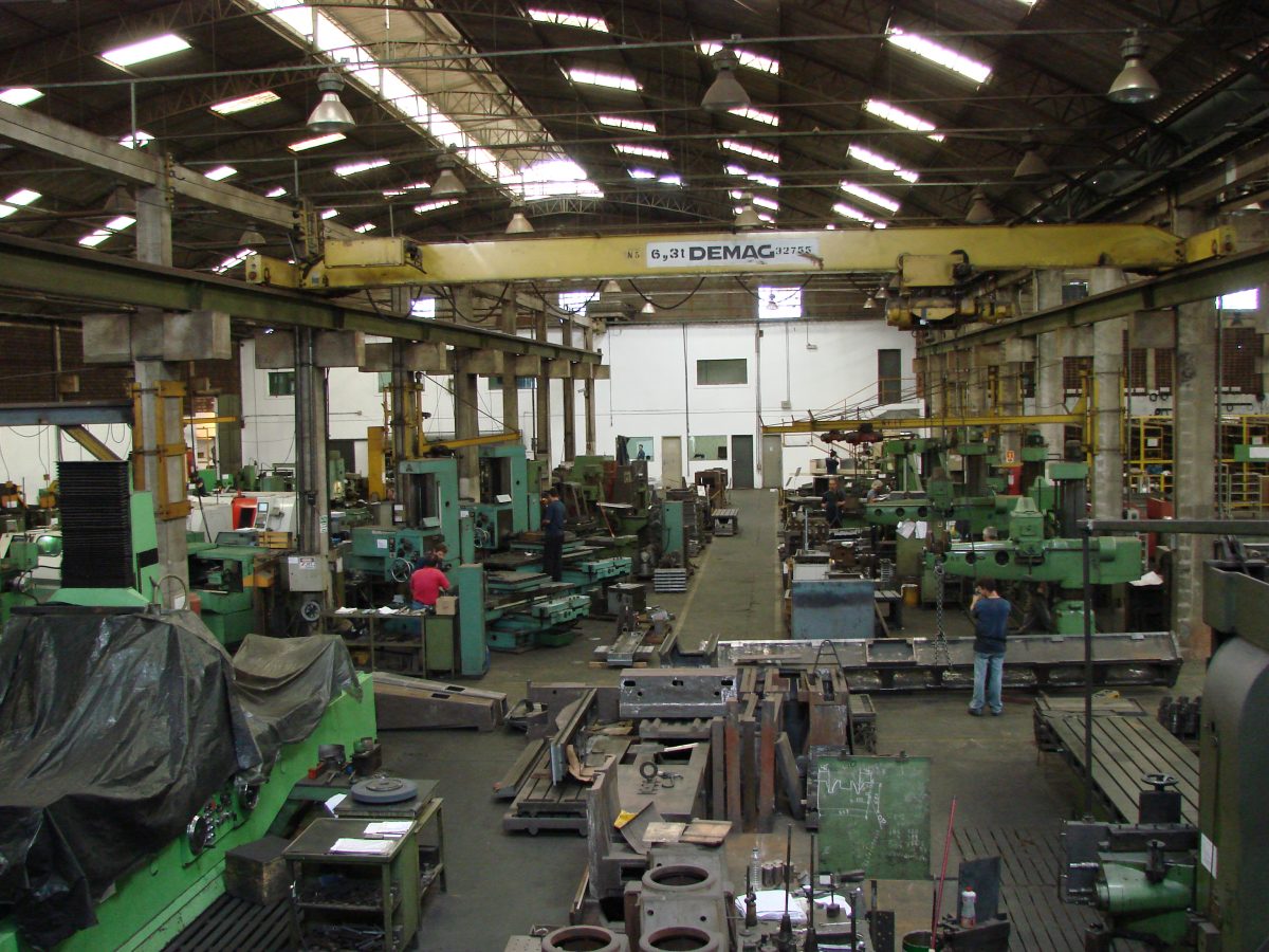 Machining area