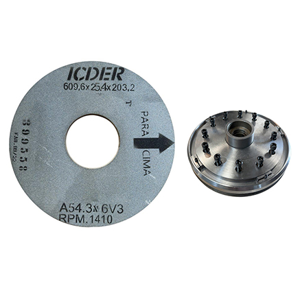 Grinding wheel Ø28" x 3/4" with 01 flange