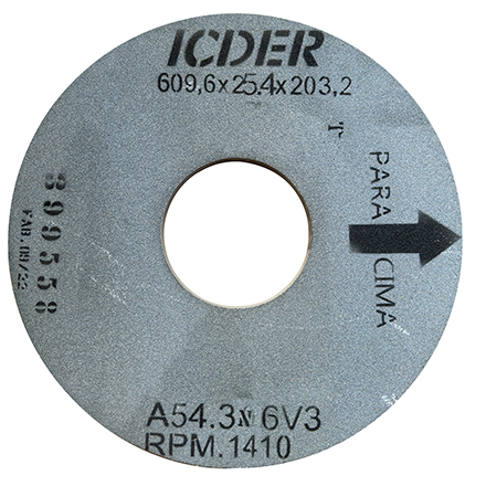 Grinding Wheel - Ø610mm (24”) - espesor: 0.669" - 0.748" - 1.00" - 1.259" - 1.50"