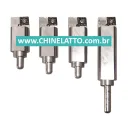 Acess. Normal: (4) Ferramentas de pastilha de inserto aparafusada para broqueamento em alta rotação.