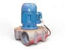 Jato de Areia para Limpeza de Peças JA-900 - Motor 3/4CV — Motor elétrico 3/4 cv com base de ferro fundido para jateadora JA-900 Chinelatto