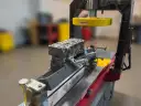 Engine Block and Head Milling Machine - PBC-1200X — PBC-1200X milling machine resurfacing aluminum cylinder head with tilting fixture