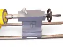 Crankshaft Polishing Machine PV-1500 Chinelatto - 15.7X59" 3HP Motor — Standard accessory — Rotating tailstock with adjustment handwheel of PV-1500 Chinelatto crankshaft polisher