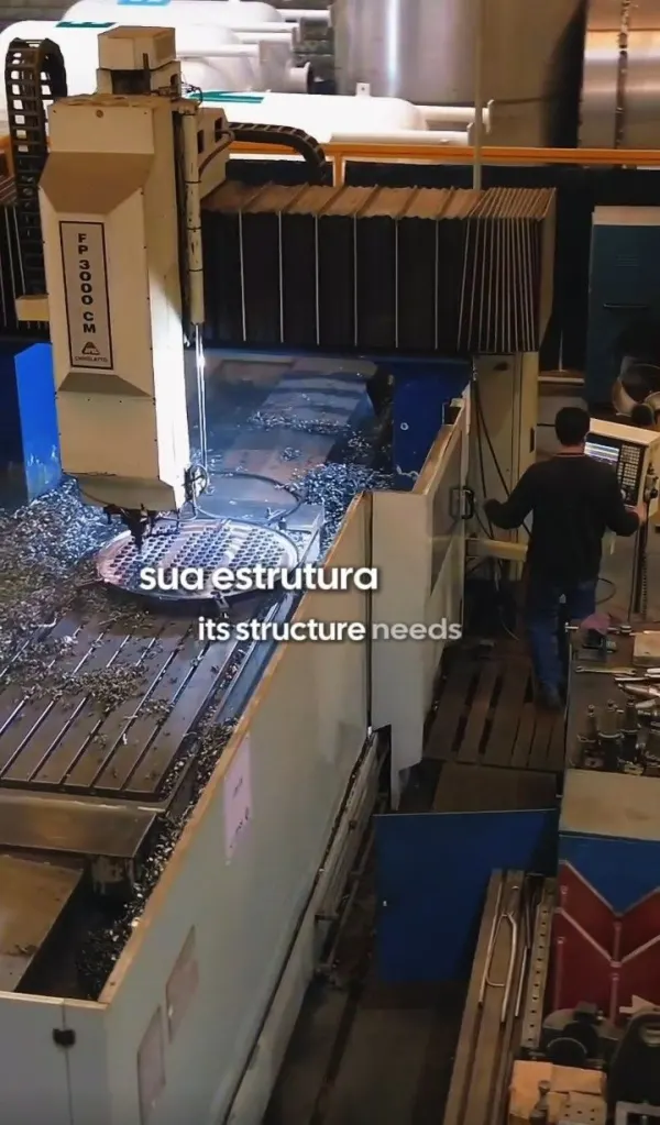 Fundição | A qualidade estrutural de uma máquina começa no material utilizado para construí-la.