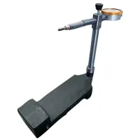 Crankshaft centering fixture with dial indicato